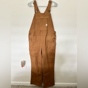 Carhartt Women's Rugged Flex Loose Fit Canvas Bib Overall